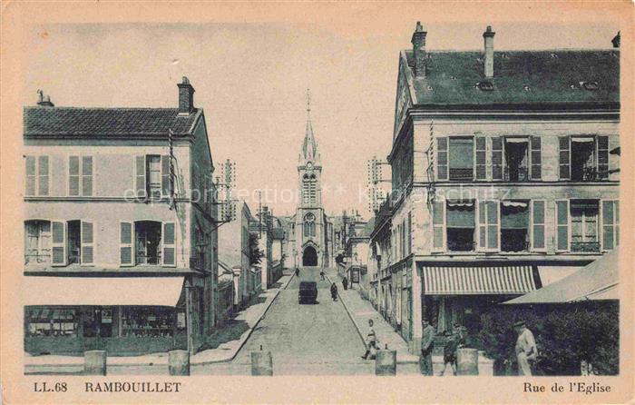 RAMBOUILLET 78 Yvelines Rue de l'Eglise