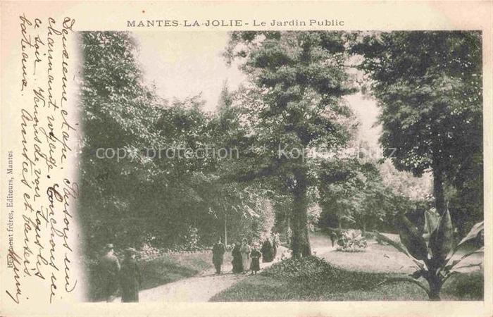 MANTES-LA-JOLIE Mantes-sur-Seine 78 Yvelines Le Jardin Public