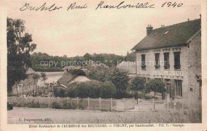 Poigny-la-Foret Rambouillet 78 Yvelines Hôtel Restaurant de l'Auberge des Bruyèr