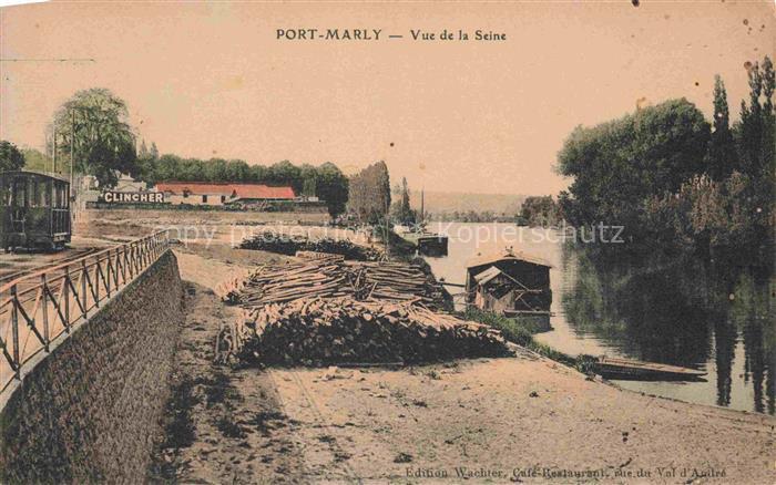 Port-Marly Le Saint-Germain-en-Laye 78 Yvelines Vue de la Seine