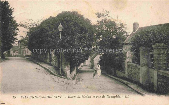 Villennes-sur-Seine Saint-Germain-en-Laye 78 Yvelines Route de Médan et Rue de N