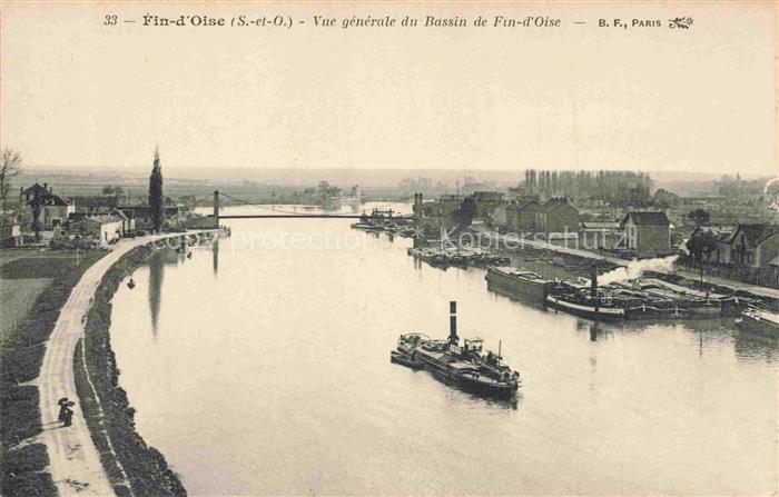 Fin d Oise Conflans Sainte-Honorine 78 Yvelines Vue générale aérienne du bassin