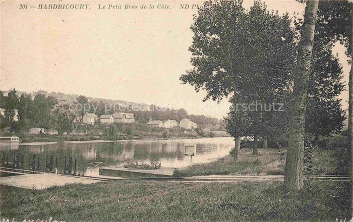 Hardricourt Mantes-la-Jolie 78 Yvelines Le petit bras de la Côte