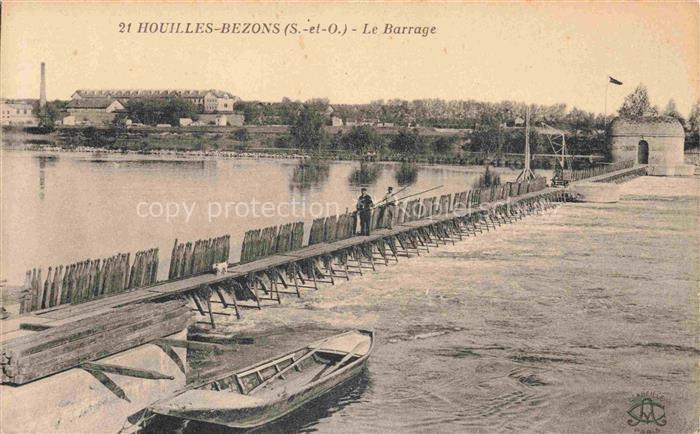 Bezons Houilles Saint-Germain-en-Laye 78 Yvelines Le barrage