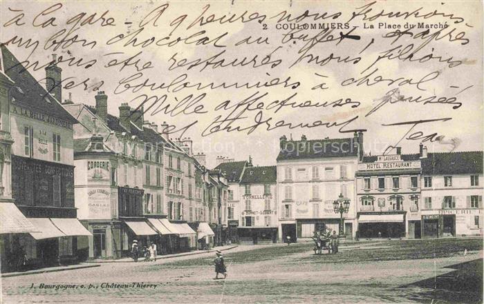 Coulommiers MEAUX 77 Seine-et-Marne La Place du Marché