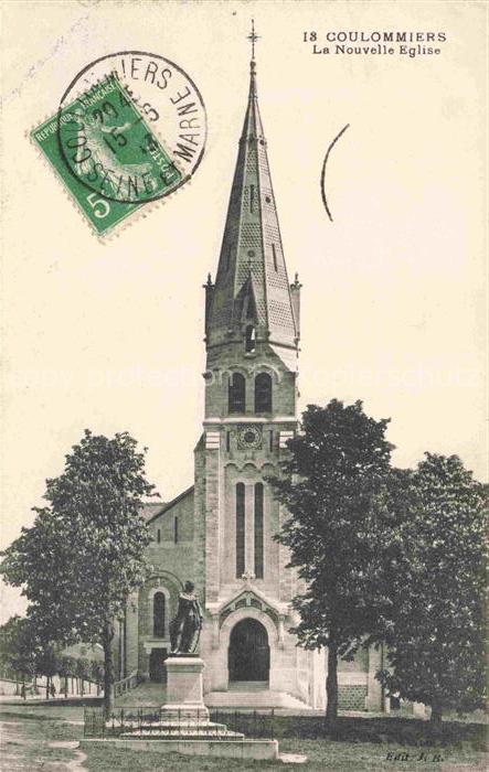 Coulommiers MEAUX 77 Seine-et-Marne La nouvelle église