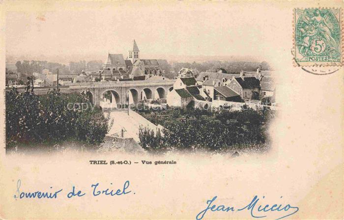 Triel-sur-Seine Saint-Germain-en-Laye 78 Yvelines Vue générale