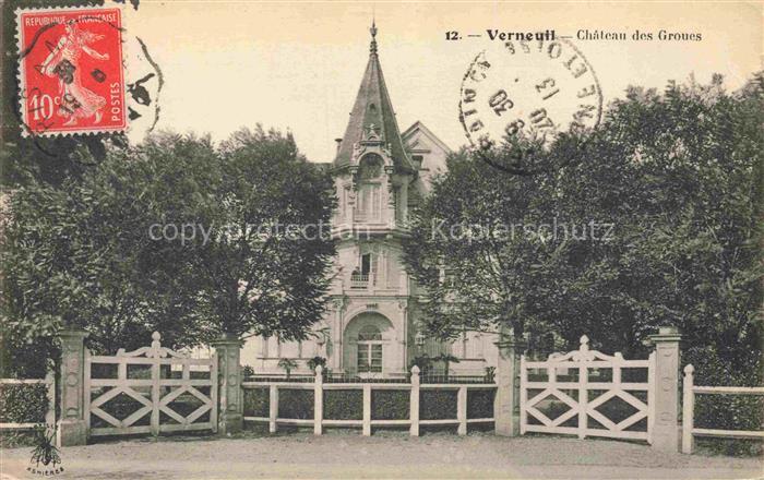 Verneuil -sur-Seine 78 Yvelines Château des Groues