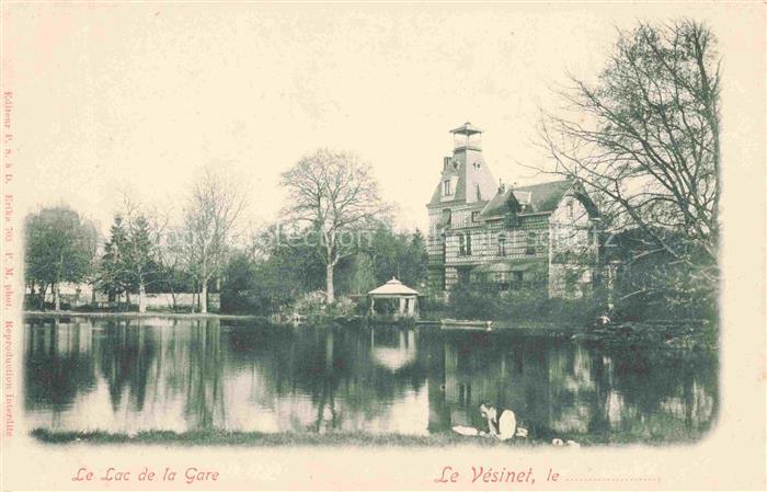 Le Vesinet Saint-Germain-en-Laye 78 Yvelines Le Lac de la Gare