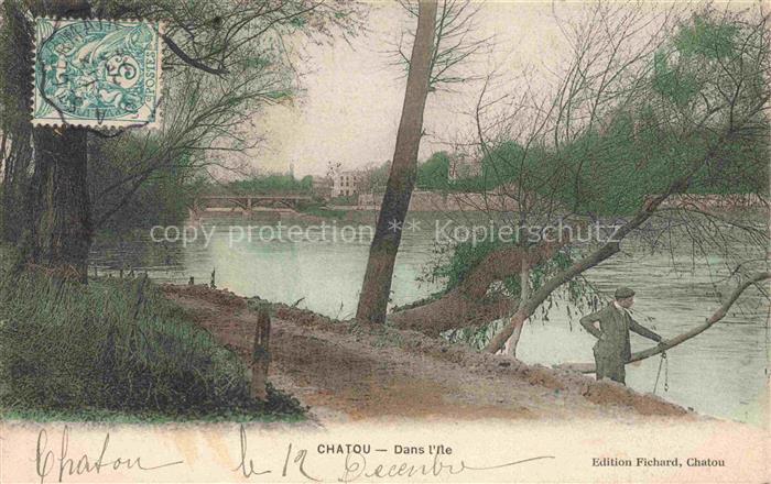 Chatou Saint-Germain-en-Laye 78 Yvelines Dans l'île aux bords de la Seine