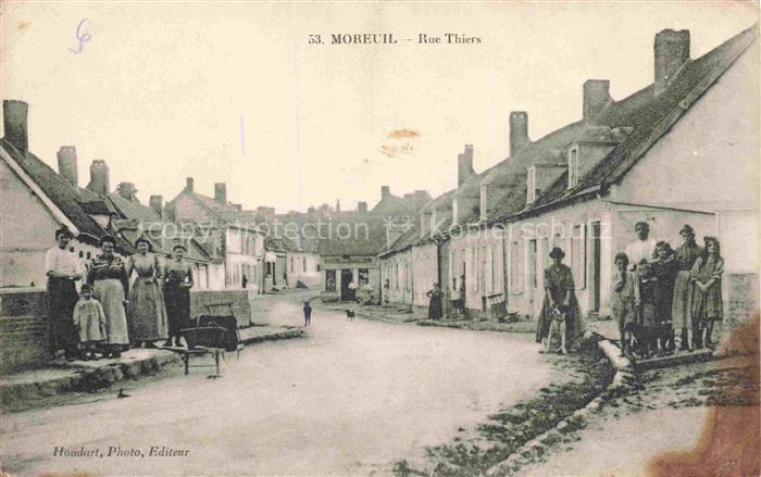 Moreuil Montdidier 80 Somme Rue Thiers