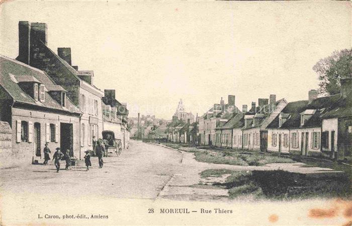 Moreuil Montdidier 80 Somme Rue Thiers