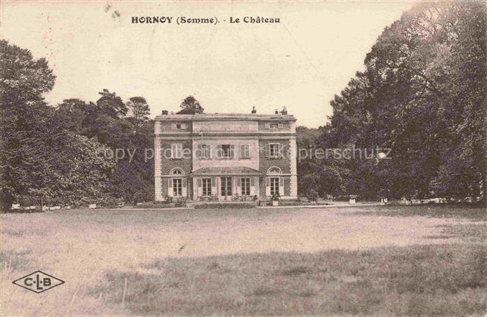 Hornoy-le-Bourg AMIENS 80 Somme Le château Schloss