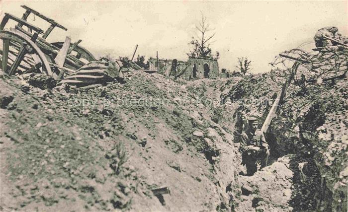 Hem-Hardinval AMIENS 80 Somme Ruines Grande Guerre Truemmer 1. Weltkrieg Schuetz