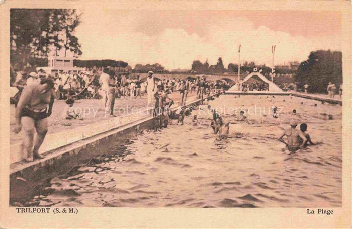 Trilport MEAUX 77 Seine-et-Marne A la plage Piscine