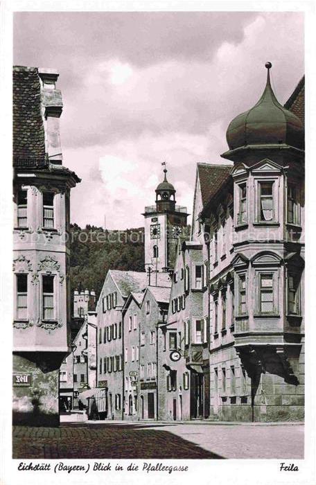Eichstaett Oberbayern Blick in die Pfallergasse