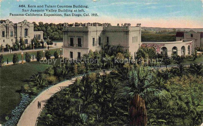 SAN DIEGO California USA Panama-California Exposition Kern and Tulare Counties B