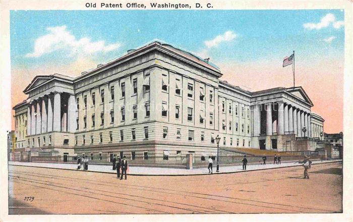WASHINGTON  DC USA Old Patent Office Illustration