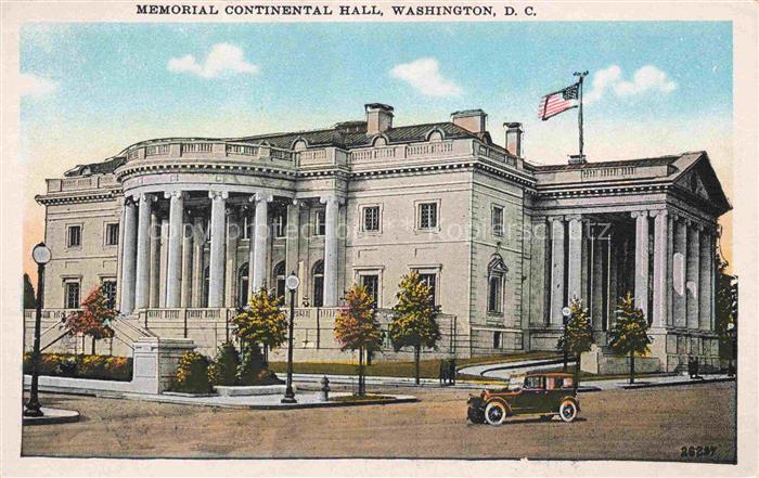 WASHINGTON  DC USA Memorial Continental Hall Illustration