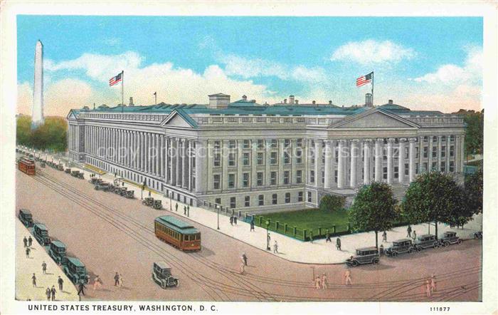 WASHINGTON  DC USA United States Treasury Illustration