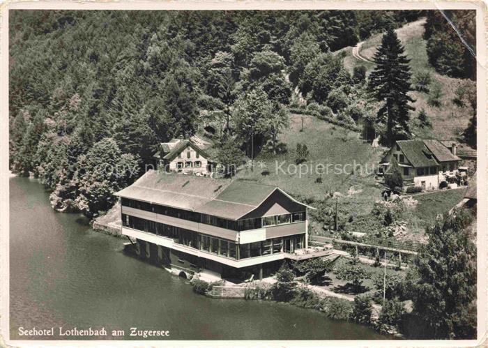 Walchwil Zug ZG Seehotel Lothenbach am Zugersee