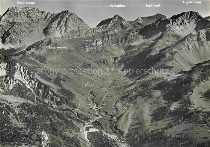 Malbun Triesenberg Liechtenstein Panorama Blick gegen Sareiserjoch Panuelerkopf