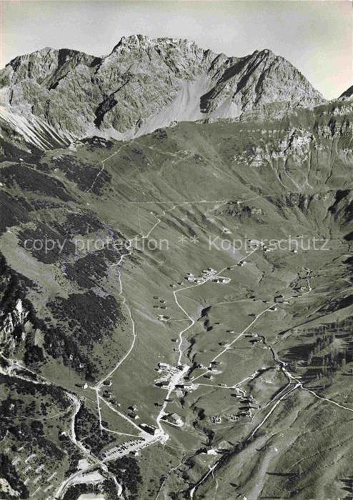 Malbun Triesenberg Liechtenstein Panorama Blick gegen Sareiserjoch Wildberg Panu