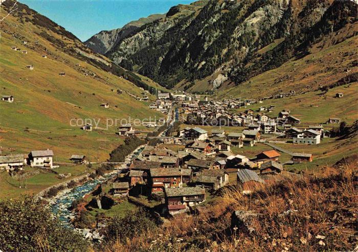 Bad Vals Surselva GR Panorama
