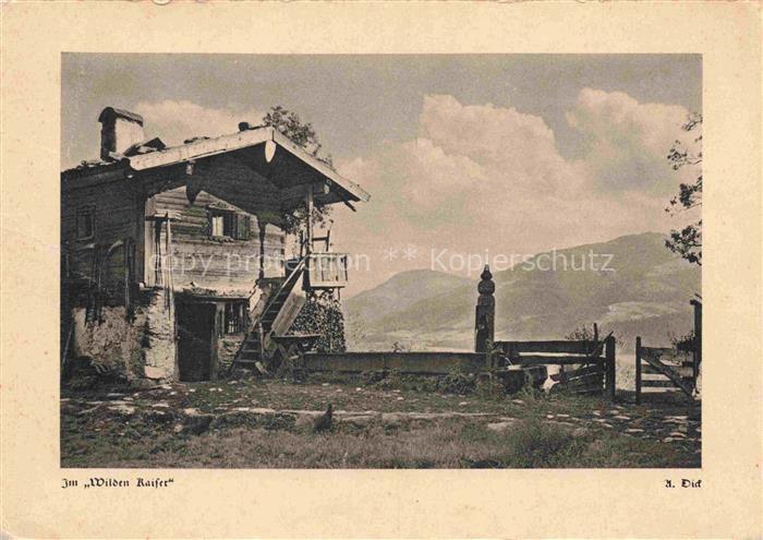 Hiessling Weiler Kaisergebirge Tirol AT Teilansicht