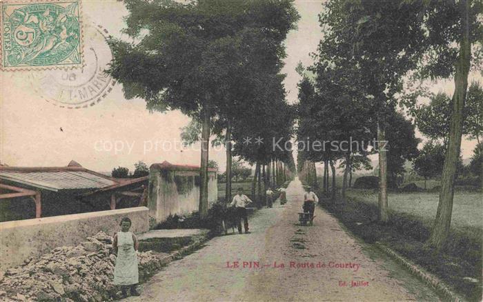 Le Pin TORY 77 Seine-et-Marne La Route de Courtry