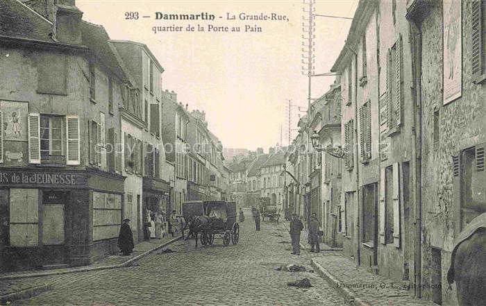Dammartin-en-Goele MEAUX 77 Seine-et-Marne La Grande Rue Quartier de la Porte au