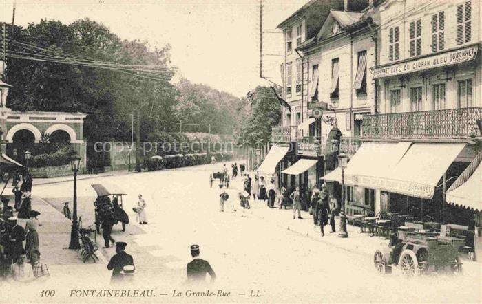 FONTAINEBLEAU 77 Seine et Marne La Grande Rue