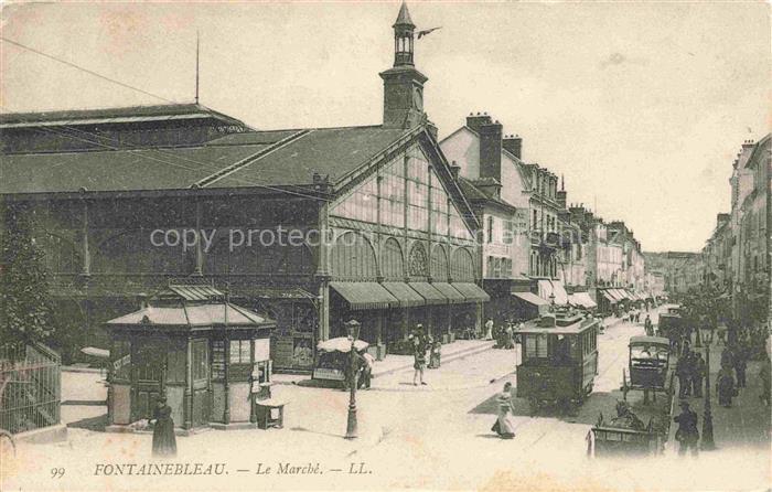 FONTAINEBLEAU 77 Seine et Marne Le Marché