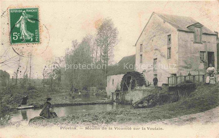 PROVINS 77 Seine-et-Marne Moulin de la Vicomté sur la Voulzie
