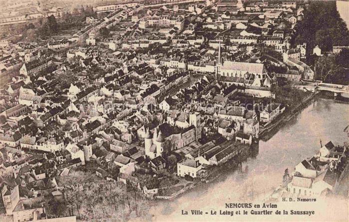 Nemours Fontainebleau 77 Seine-et-Marne La Ville le Loing et le Quartier de la