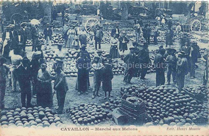 Cavaillon APT 84 Vaucluse Marché aux Melons