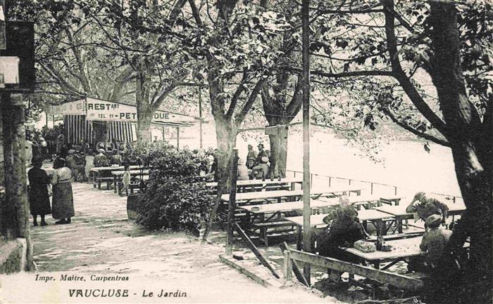 Carpentras 84 Vaucluse Le Jardin Restaurant