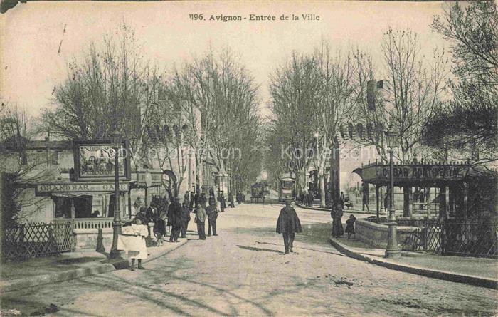 AVIGNON 84 Vaucluse Entrée de la ville