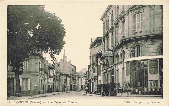 Loudun Chatellerault 86 Vienne Rue Porte de Chinon