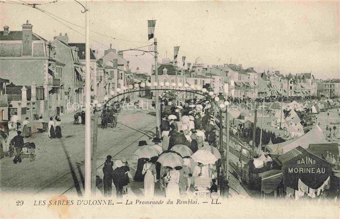 Les Sables-d Olonne 85 La Promenade du Remblai