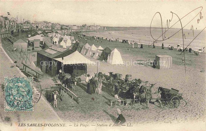 Les Sables-d Olonne 85 La plage Station d'Anes