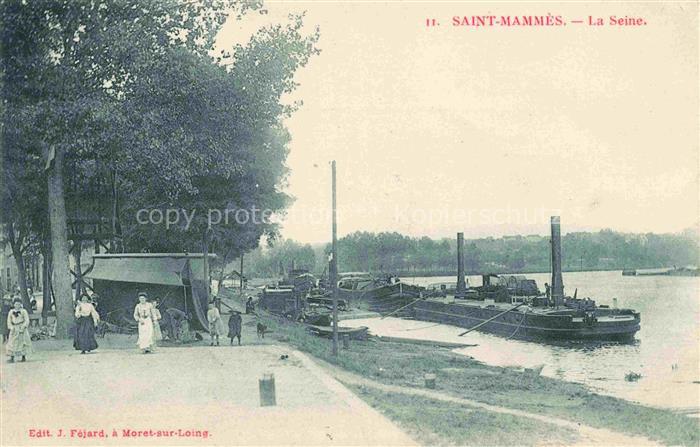 Saint-Mammes Aux bords de la Seine