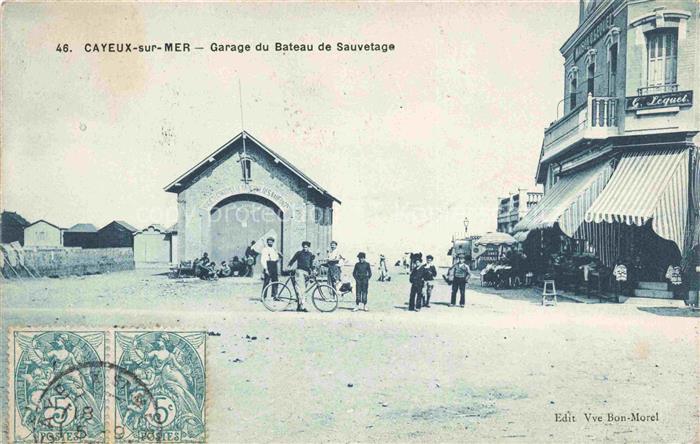 CAYEUX -SUR-MER Abbeville 80 Somme Garage du Bateau de Sauvetage