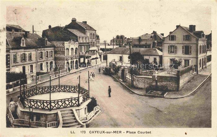 CAYEUX -SUR-MER Abbeville 80 Somme Place Courbet