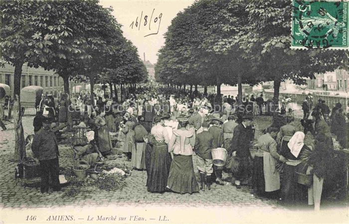 AMIENS 80 Somme Le Marché sur l'Eau