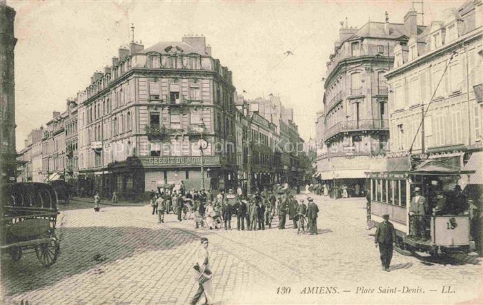 AMIENS 80 Somme Place Saint-Denis Tram