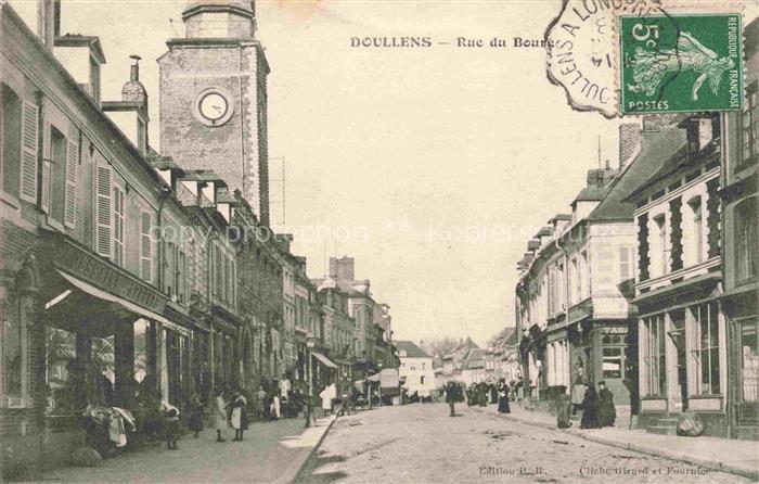 Doullens AMIENS 80 Somme Rue du Bourg