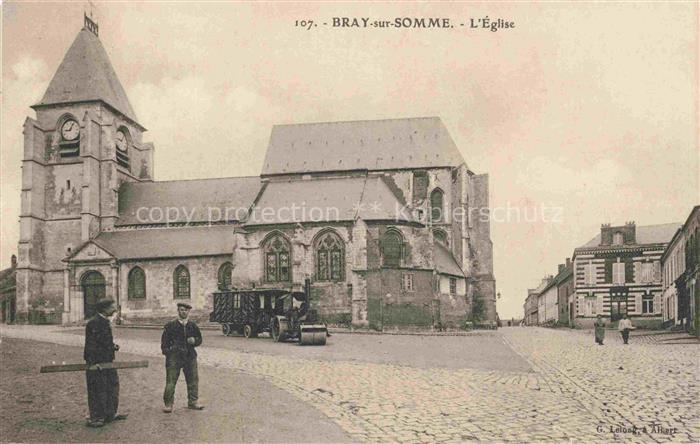 Bray-sur-Somme PERONNE 80 Somme Eglise Kirche