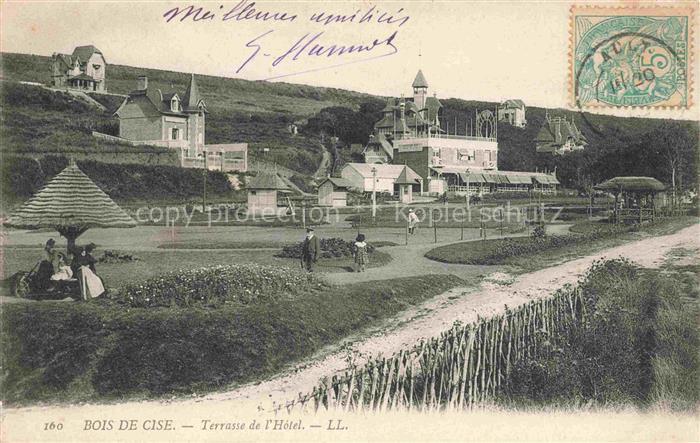 BOIS DE CISE Ault Onival Abbeville 80 Somme Terrasse de l'hôtel
