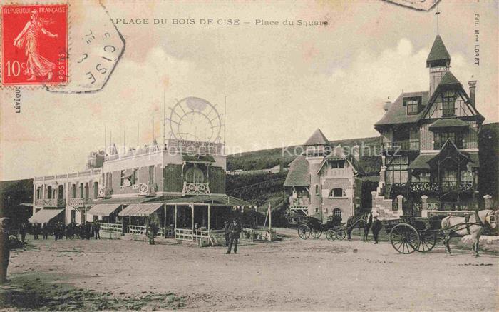BOIS DE CISE Ault Onival Abbeville 80 Somme Sur la plage Place du Square